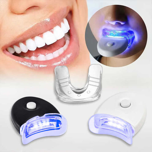 Kit de Blanchiment des Dents avec 3 Gels Blanchissants et Lumière LED